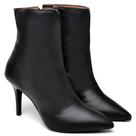Bota Cano Curto Salto Fino Médio Napa Preto Ella's Bota Cano Curto Salto Fino Médio Napa Preto Ella's