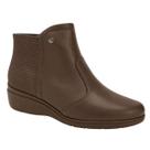 Bota Cano Curto Solado Anabela Conforto Piccadilly 117120