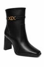 Bota Cano Curto Vizzano Preta Elegância Urbana - Bota Cano Curto Vizzano Preta Elegância Urbana -