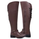 Bota Cano Longo Feminina Over The Knee Leve Conforto 11503 Gmm Shoes