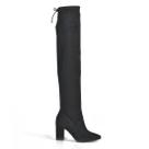 Bota Cano Longo Feminina Via Marte Preta 23-3511-01