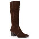 Bota Cano Longo Mississipi J1203 Feminina - Cafe