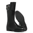 Bota Cano Longo Montaria Feminina Estilo Conforto Elegante Versátil