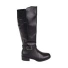 Bota Cano Longo Mooncity Montaria Feminino - Preto
