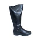 Bota Cano Longo Mooncity Salto Baixo Feminino