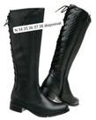 Bota cano longo preto