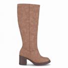 Bota Cano Longo Wide Fit Piccadilly 668004 Feminina - Nozes