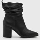 Bota Cano Médio Couro Preto Bottero 360307-1