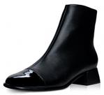 Bota Cap Toe Carrano Couro Verniz 696008