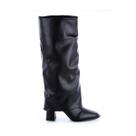 Bota Capa Salto Bloco Riley Preto
