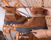 Bota caramelo 3 opções de uso