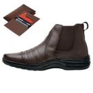 Bota Casual Coturno Gmm Shoes Macia Leve Resistente + Carteira Masculina
