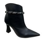 Bota Casual Feminino Mariotta 19690-03 Salto Taça Preto