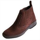 Bota Casual Masculina Botina Botinha Forrada Estilo Trabalho passeio Igreja Reunião 2520 Marrom Cor