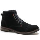 Bota Casual Masculina Cano Curto Cadarço Moderna Conforto