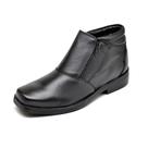 Bota Casual Masculina Couro Zíper Resistente Leve Conforto Bota Casual Masculina Couro Zíper Resistente Leve Conforto
