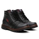 Bota Casual Militar Cano Alto Coturno Masculino Firenze Premium Confortável e Macio
