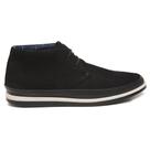 Bota Casual Preta em Couro 41746
