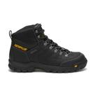 Bota CAT Threshold Impermeável Bico Macio Preta, Tamanho 12 Larga