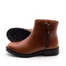 Bota Celine Cano Baixo em Couro Bravvo Tan - 4872BT Bota Celine Cano Baixo em Couro Bravvo Tan - 4872BT