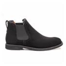 Bota Chelsea Comfort Texas Gold de Couro Crazyhorse Preto Masculino