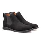 Bota Chelsea Comfort Texas Gold de Couro Crazyhorse Preto Masculino