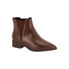 Bota Chelsea Feminina Beira Rio Cano Curto Elástico Bico Fino Cor:MarromTamanho:36 Bota Chelsea Feminina Beira Rio Cano Curto Elástico Bico Fino Cor:MarromTamanho:36
