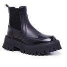 Bota Chelsea Feminina Improvizzo Salto Tratorado Moda Casual
