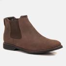Bota Chelsea Masculina Couro Confortável Cano Baixo Moderna
