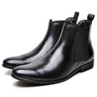 Bota Chelsea Masculina Elegância Couro 42 Botina Masculina Cano Curto Preta Social Casual Luxo
