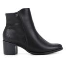 Bota Chelsea Ramarim Salto Médio Bico Redondo Feminina