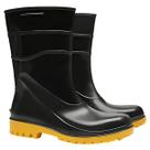 Bota chuva borr impermeavel masculino bracol n.38 solado amarelo Bota chuva borr impermeavel masculino bracol n.38 solado amarelo