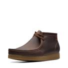 Bota Clarks Shacre Couro Beeswax Cano Curto Masculina 7,5 US