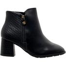 Bota Clássica Cano Curto Salto Bloco 7078.101 Modare