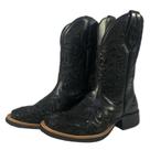 Bota Com Brilho Feminina Country Preto Nashville