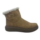 Bota com Forro em Pelo Dalla Vacchia Camurça Bege 20290057 - Bege 39 Bota com Forro em Pelo Dalla Vacchia Camurça Bege 20290057 - Bege 39