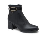 Bota Com Salto Bloco Feminina Mississipi Mc851-0001