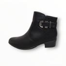 Bota Comfortflex Conforto Cano Curto Com Salto Casual Fem Bota Comfortflex Conforto Cano Curto Com Salto Casual Fem