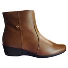 Bota comfortflex feminina anabela ortopedica anatomica 74304