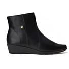 Bota Comfortflex Salto Anabela Cano Curto Joanete 24-74304 Preto Bota Comfortflex Salto Anabela Cano Curto Joanete 24-74304 Preto