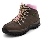 Bota Coturno Adventure Feminino Cano Curto Baixo Liso Trilha Caminhada Dia Dia