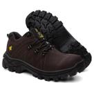 Bota Coturno Adventure Masculina Dia a Dia Trabalho Laser Preta com Cadarço e Solado Resistente para