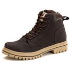 Bota Coturno Adventure Masculino Design Moderno Cano Curto Reforçada Para Trabalho Palmilha EVA