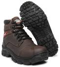 Bota Coturno Adventure Palmilha De Gel Anti Impacto COURO LEGITIMO SOLADO DE BORRACHA BLAQUEADA