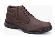 Bota Coturno Anatomic Gel Em Couro 7898 Masculino