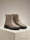 Bota coturno Bege Castor 816 Rio de Luz