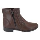 Bota Coturno Calce Facil Feminina Dakota Com Ziper Original Lançamento