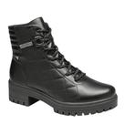 Bota Coturno Cano Curto Feminina Mississipi Dakota Tratorada Zíper Moderna Conforto