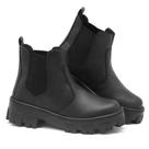 Bota Coturno Chelsea Edy Shoes Feminina Blogueira Promoção.