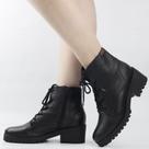 Bota Coturno Couro